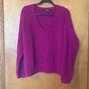 Magenta Express Sweater
